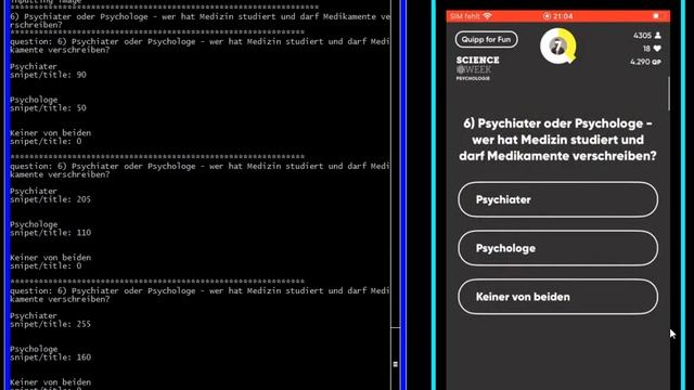 Quipp Trivia Hack Using Python смотреть онлайн