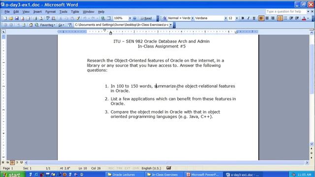 Oracle Database - Lecture 11 смотреть онлайн