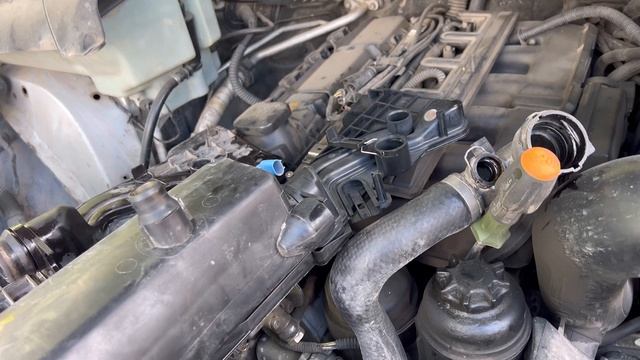 BMW X5e53 замена монтажной плиты радиатора…