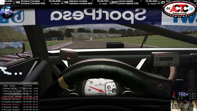 [Simu TC] 500 Subs Ep #1 - Simulador Turismo Carretera en el Galvez Bs As 12 #SimRacing смотреть онлайн