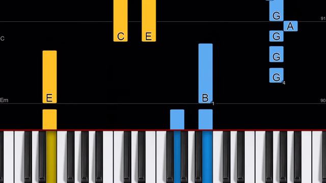 Eminem Mockingbird (OnlinePianist Tutorial) смотреть онлайн