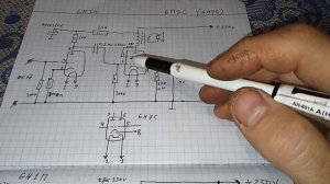 По просьбе подписчиков. Схемы ламповых усилителей на 6н3п, 6п3с (6н7с).