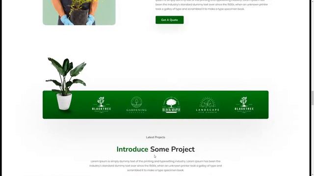 Plantstore Gardening and Landscaping Figma Template lawn services TheMadbrains смотреть онлайн