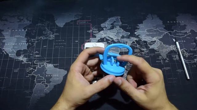 Распаковка C АЛИЭКСПРЕСС вакуумная присоска для снятие дисплея и губки для очистки жала паяльника смотреть онлайн