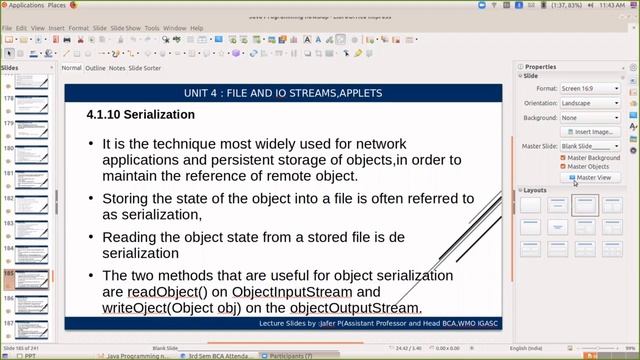 Java Programming File and IO Streams Serialization смотреть онлайн