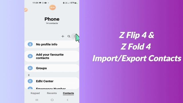 How to Import / Export Contacts From a SIM Card Samsung Z Flip4 / Z Fold 4 смотреть онлайн