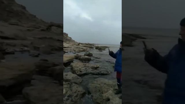 Мгновенный прилив на Каспии сняли рыбаки смотреть онлайн