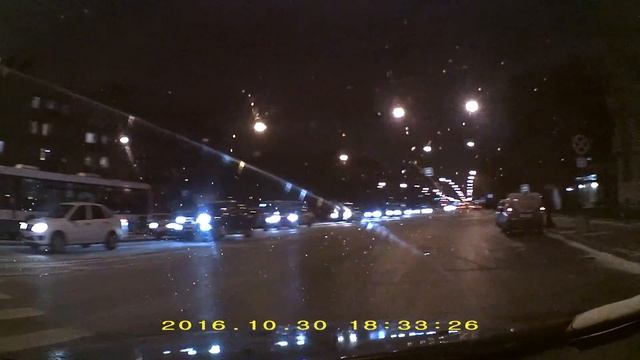 Гололед вечером 02.11.16