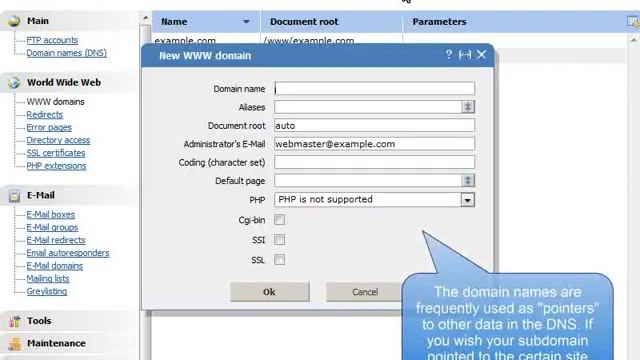ISPmanager domain user смотреть онлайн