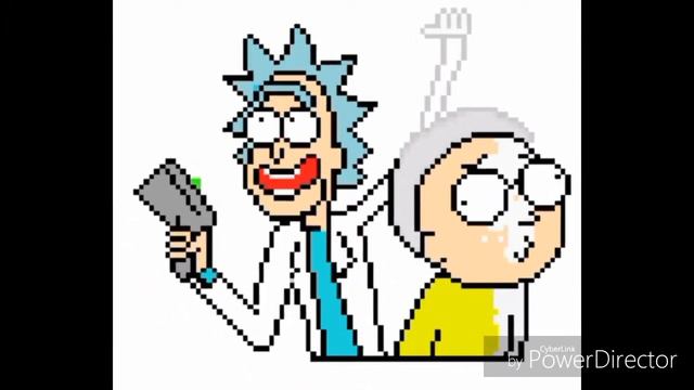 PIXEL ART RIK AND MORTI смотреть онлайн