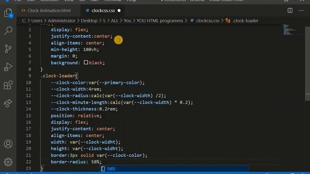 Clock - Loader Animation Using HTML & CSS.[ Source Code ] смотреть онлайн