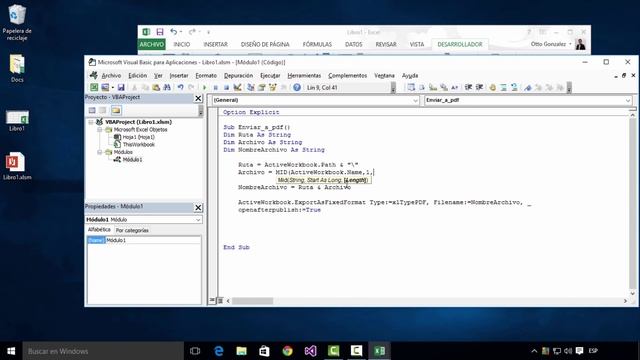Enviar Libro de Excel a PDF | VBA Excel 2013 #67 смотреть онлайн