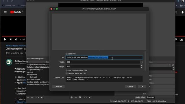 interactive live chat overlay from youtube in obs смотреть онлайн