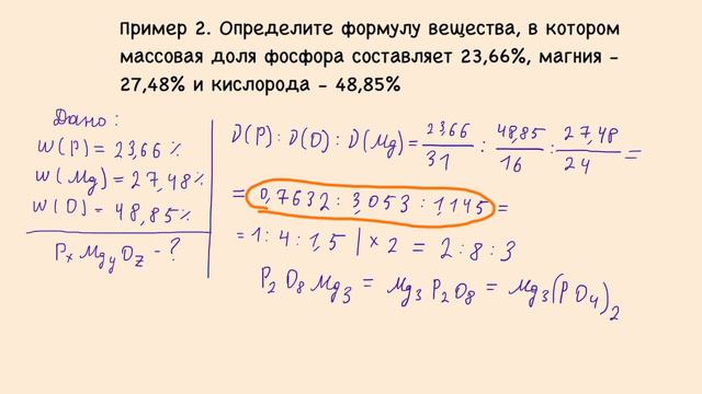 22. Определение формулы вещества по массовым долям элементов. Химия ЕГЭ/ОГЭ смотреть онлайн