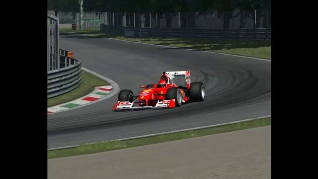 Assetto Corsa - Ferrari F2004 (Lotus Exos 125 S1) Hotlap - Monza - TV cam смотреть онлайн