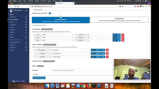 Portainer ile Docker - Bölüm 5: GitLab CE Kurulumu, Nginx Logları ve Log Görüntüleme смотреть онлайн