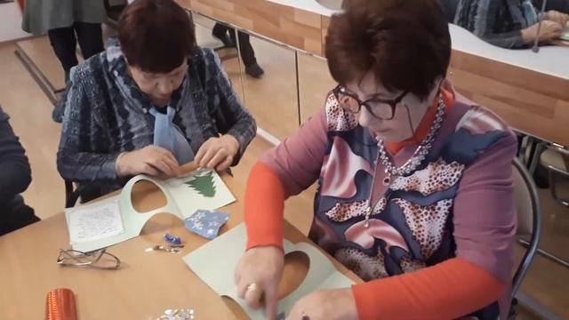 Мастер-класс по изготовлению Новогодней открытки смотреть онлайн