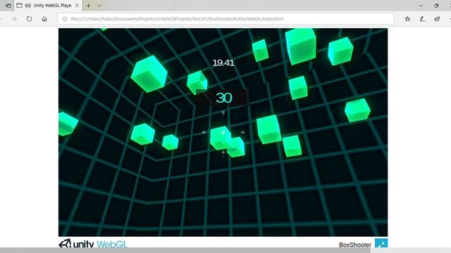 Box Shooter 3D Game in Unity3D смотреть онлайн