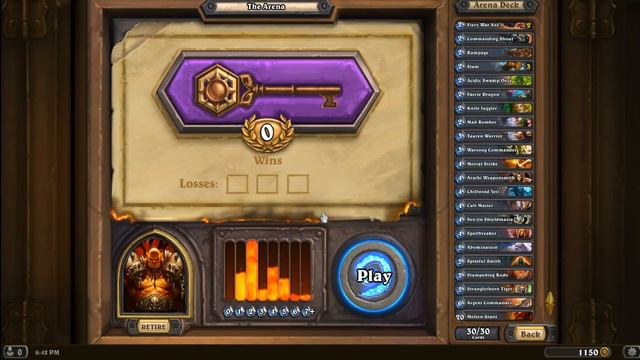 WARRIOR ARENA #1 - PART 1 (HEARTHSTONE 1080P) смотреть онлайн