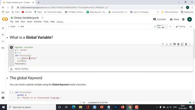 Global Variable & Global Keyword in Python | Python Tutorial for Beginners смотреть онлайн