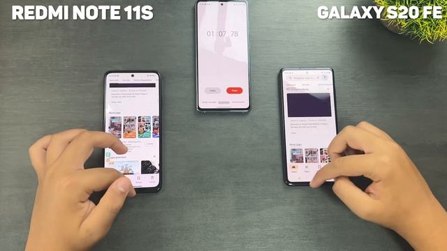 Redmi Note 11S 5G VS Galaxy S20 FE - First SPEED TEST смотреть онлайн