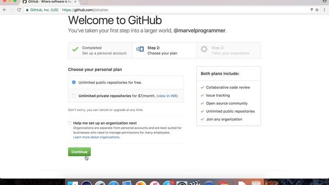 Git Tutorial 4 - How to create a Github Account for Free смотреть онлайн