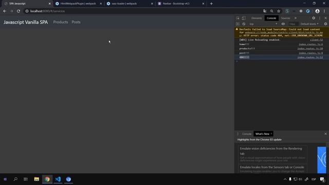 Javascript Single Page Application (SPA) con Javascript, HTML y CSS смотреть онлайн