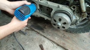 Как снять шестерню каленвала(кик стартера) ведомую на 4т GY6 125cc-150cc 152QMJ-157QMJ