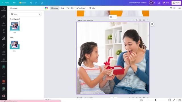 How to Blur an image in Canva (English Subtitles Available) смотреть онлайн