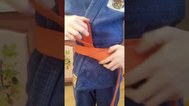 Как завязывать пояс по дзюдо смотреть онлайн