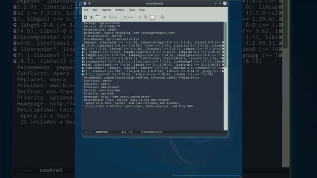 how to install "dpkg: dependency problems prevent configuration of opera-stable:" in Debian смотреть онлайн