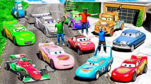 УГНАЛ ВСЕ СЕКРЕТНЫЕ МАШИНЫ ИЗ МУЛЬТФИЛЬМА ТАЧКИ 3 ДЛЯ РАЙЛЮХИ И БУЙВОЛСОНА!  ГТА 5 МОДЫ МУРКА