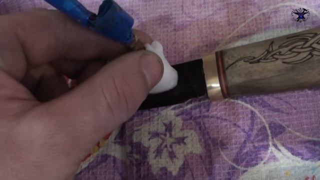 Узоры на ноже. Гравировка на рукояти и клинке смотреть онлайн