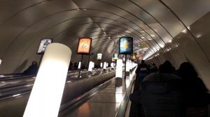 Санкт-Петербург. Станция метро «Адмиралтейская», самая глубокая станция метро.