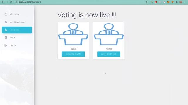 Online Voting System Using Blockchain(with demo). смотреть онлайн