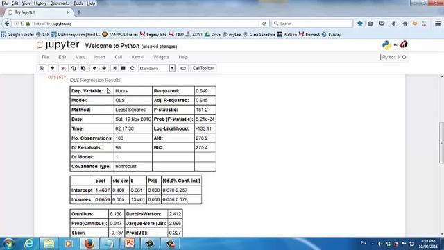 Linear Regression Analysis in Jupyter смотреть онлайн