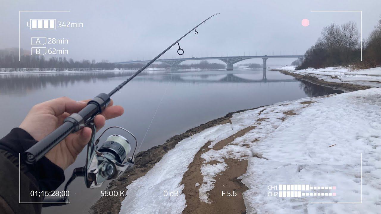 Микроджиг на Волге в начале марта смотреть онлайн