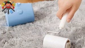 Как очистить мягкую мебель и ковёр от шерсти и пуха домашних питомцев!