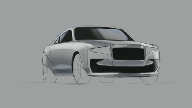 Rolls Royce Phantom 2030 Concept- Light Sketch/Render on Procreate смотреть онлайн