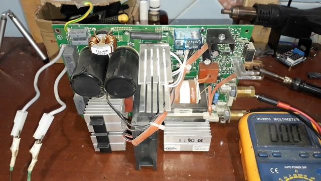 Telwin Force 145 замена диодов и установка термодатчика. смотреть онлайн