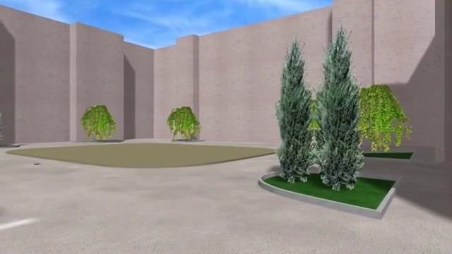 Озеленение новостройки, эскизный проект. Ландшафтный дизайн двора многоэтажного дома смотреть онлайн