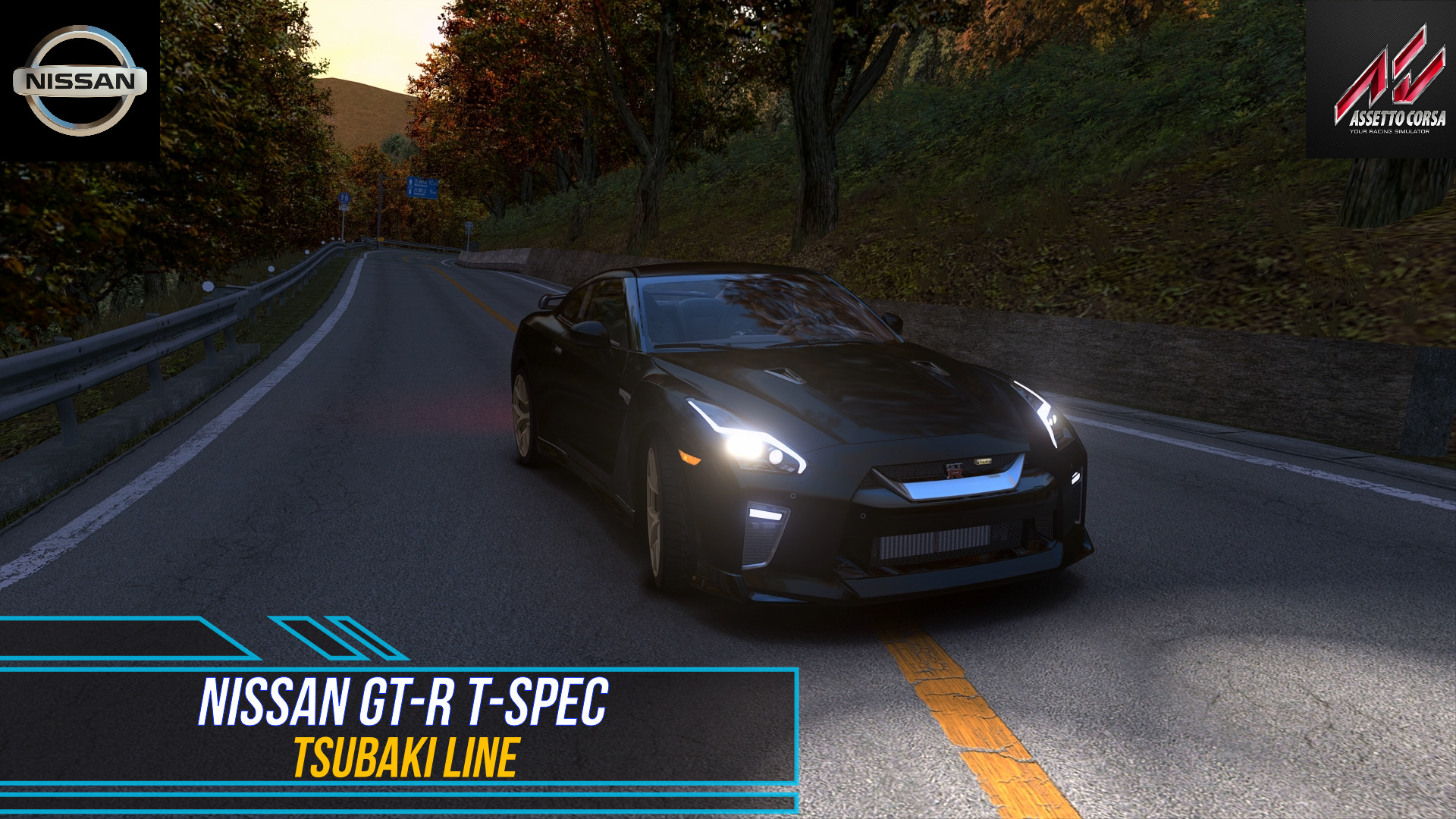 Nissan GT-R T-Spec 2021- Tsubaki Line | Assetto Corsa.mp4 смотреть онлайн
