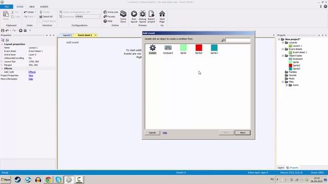 Construct 2 - Урок по изменению управления смотреть онлайн