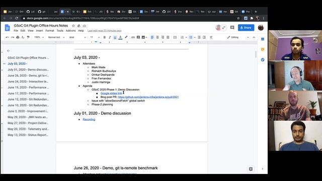 2020 07 03 GSoC Git Plugin Performance Project смотреть онлайн