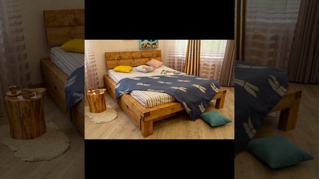 Hand Made кровать из массива северной сосны. Ручная работа смотреть онлайн