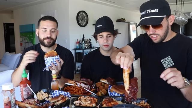 MEMPHIS STYLE BBQ MUKBANG with DAVID DOBRIK AND UGH IT'S JOE смотреть онлайн