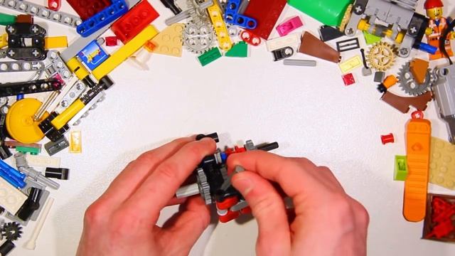 Lego Technic 4-speed gearbox w/ instructions смотреть онлайн