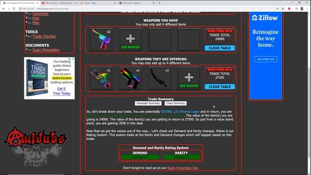 MM2Values Trade Checker Tutorial смотреть онлайн