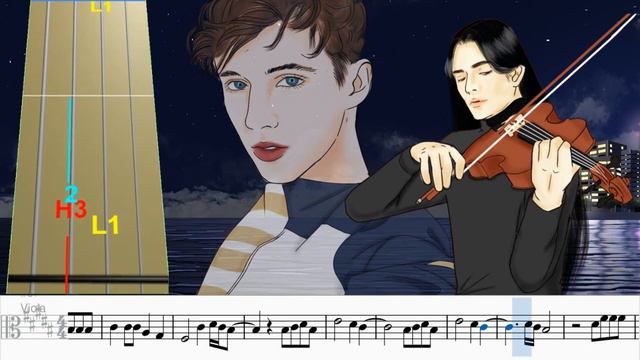 Troye Sivan - Angel Baby Viola Tab & Sheet смотреть онлайн