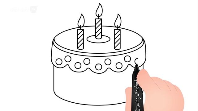 How to Draw a Cake? - Drawing with ChuChu - ChuChu TV Drawing for Kids Easy Step by Step смотреть онлайн
